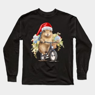 Capybara Christmas Long Sleeve T-Shirt